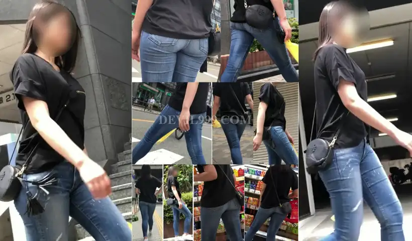 街撮No.102若々しいプリっとお尻に思わず惹かれてしまうお姉さん