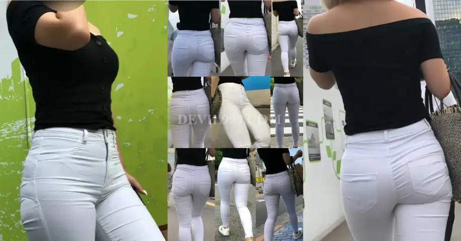 街撮No.86【後編】圧倒的な美尻＆美脚のS字ラインのメリハリが素晴らしいお姉さんです。