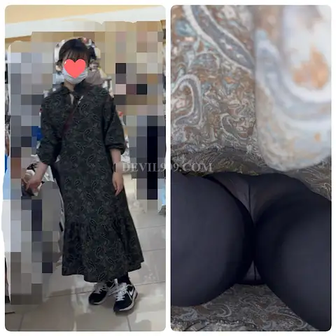 【逆さ撮り4人収録】抜きたくなったらオカズは現地調達、買い物中のスカートにぶっこむ！【素人盗撮】