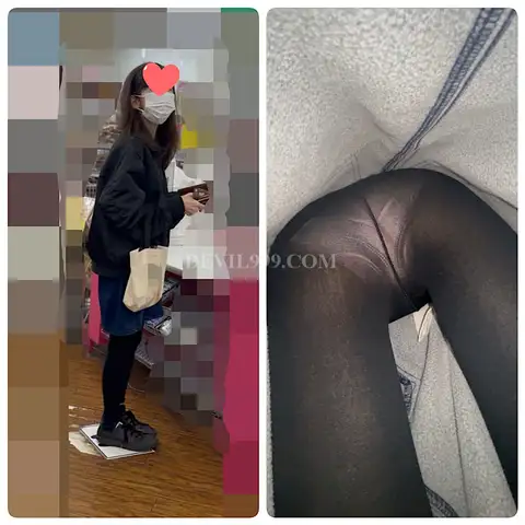 【逆さ撮り4人収録】日常の買い物中のお姉さんたちのパンツをいただき！【素人盗撮】