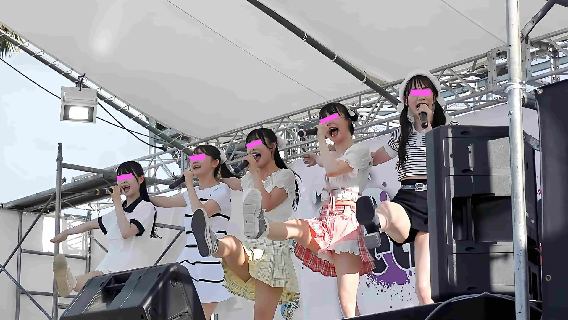 ビーチの歌姫たち＃014：【4K動画】ラインダンスは魅力的です！！