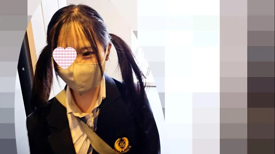 小柄で可愛いツインテールJKを毎朝エレベーターで盗撮して桃尻をドアップで堪能する