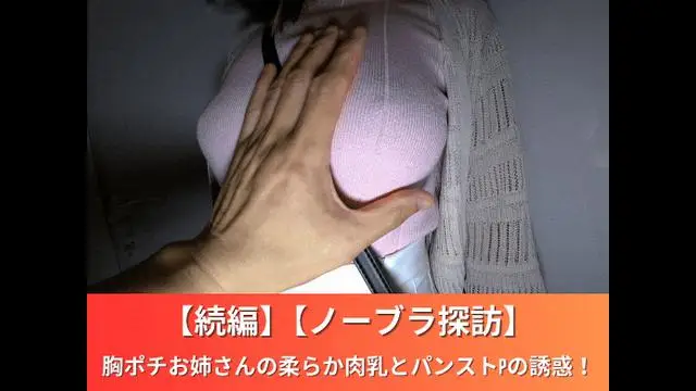 【ノーブラ探訪】胸ポチお姉さんの柔らか肉乳とパンストPの誘惑！